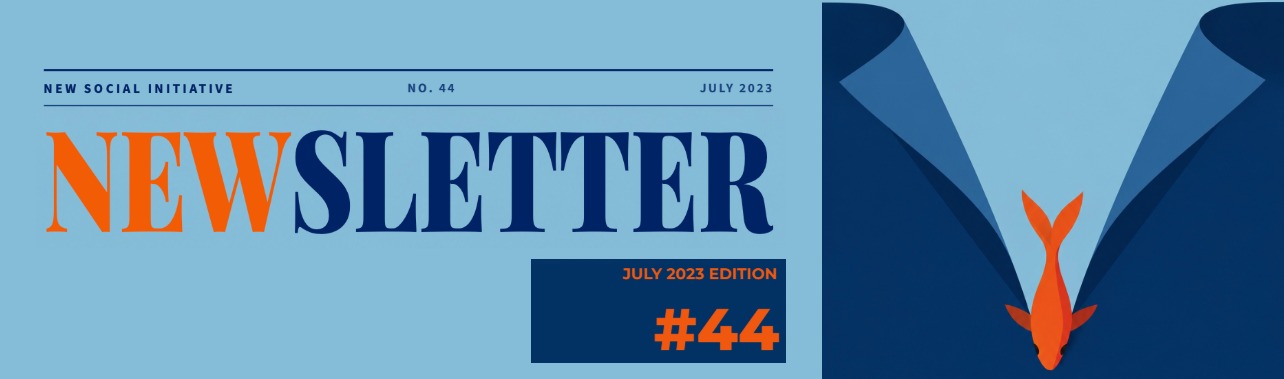 Newsletter #44 cover, July 2023