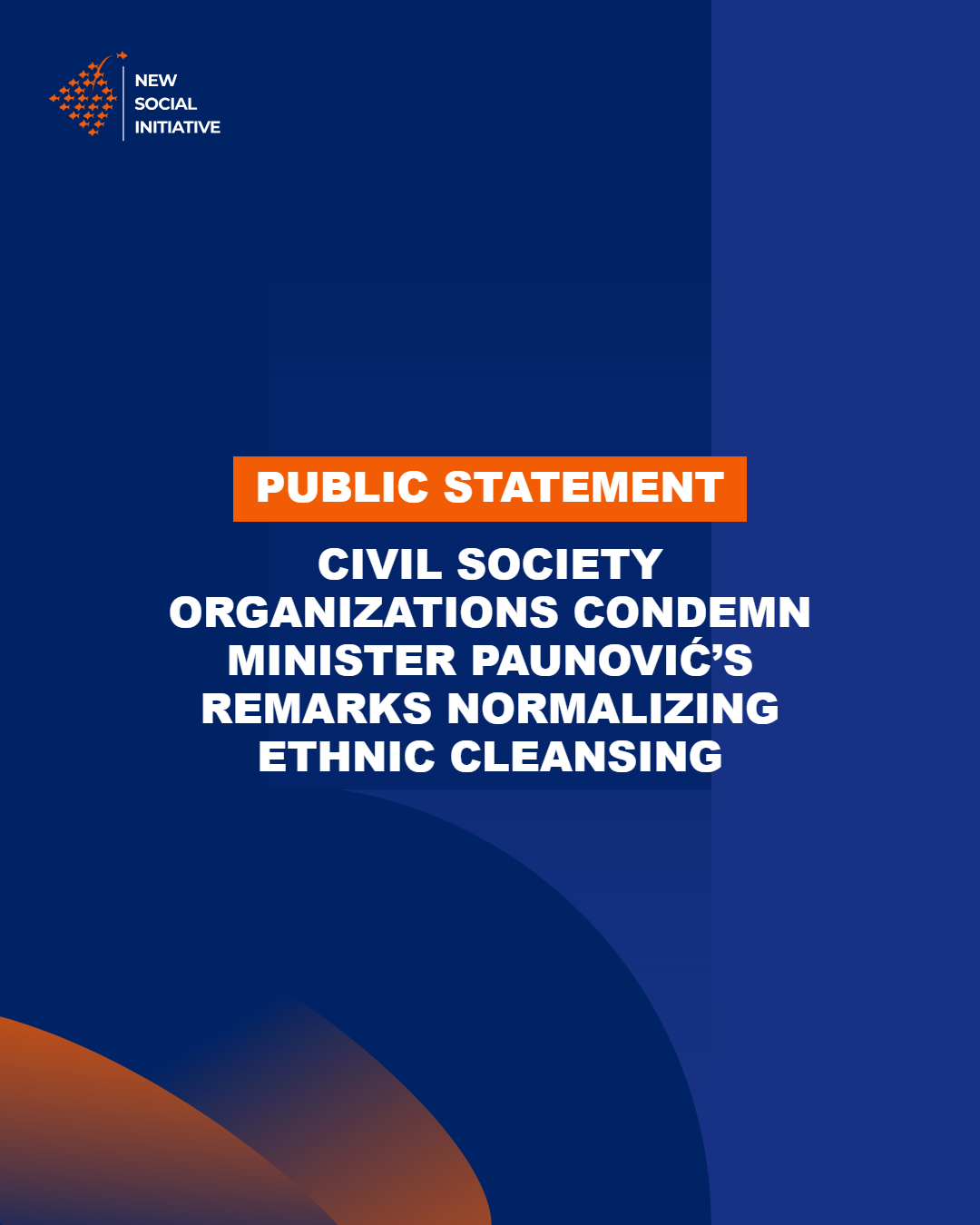 Public statement: Civil Society Organizations Condemn Minister Paunović’s Remarks Normalizing Ethnic Cleansing